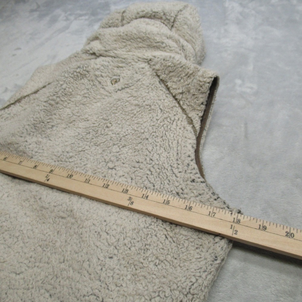 Kuhl Vest Women Small Brown Pockets Sherpa Shealing Flight Hooded Full Zip - Picture 12 of 14